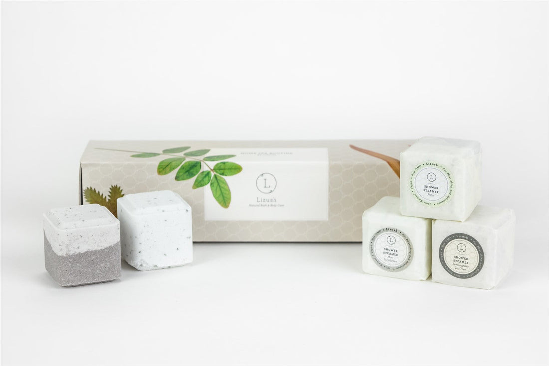 Earthy Shower Steamer, Refreshing Gift Box for Men and Women, Set of 5 Shower Steamers - My American Goods