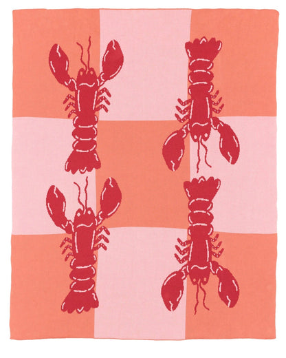 Lobster Tile - Throw Blanket