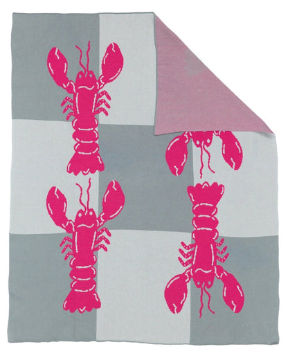 Lobster Tile - Throw Blanket