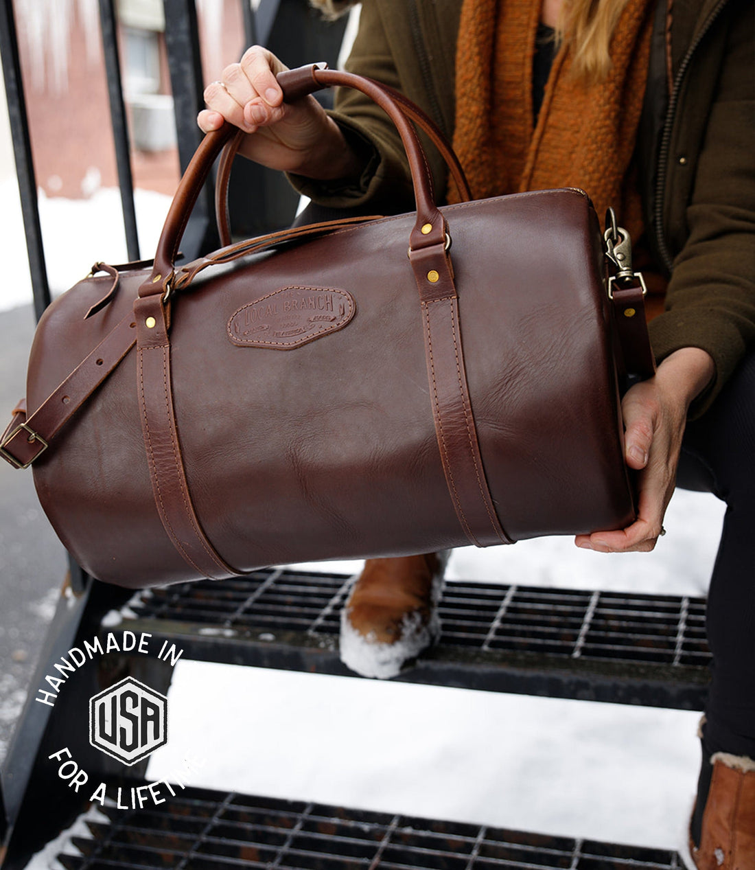The Local Branch Duffle Day tripper / Chocolate Small Batch Roadtrip Duffle