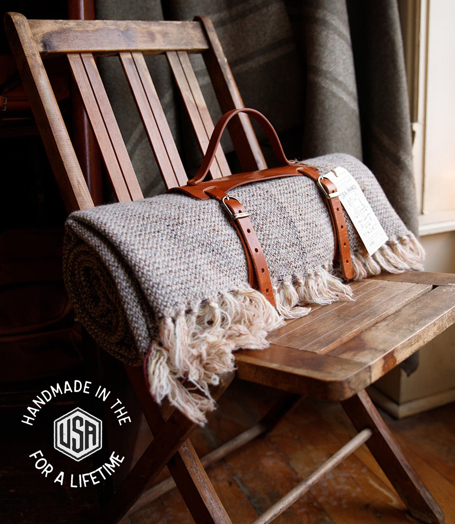 The Local Branch Provisions Small Batch Campfire Blanket with Carrier - USA Made