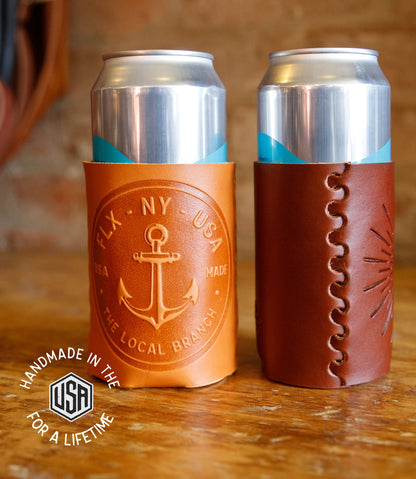 Leather Can Koozie