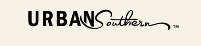 Logo of Urban Southern on a beige background