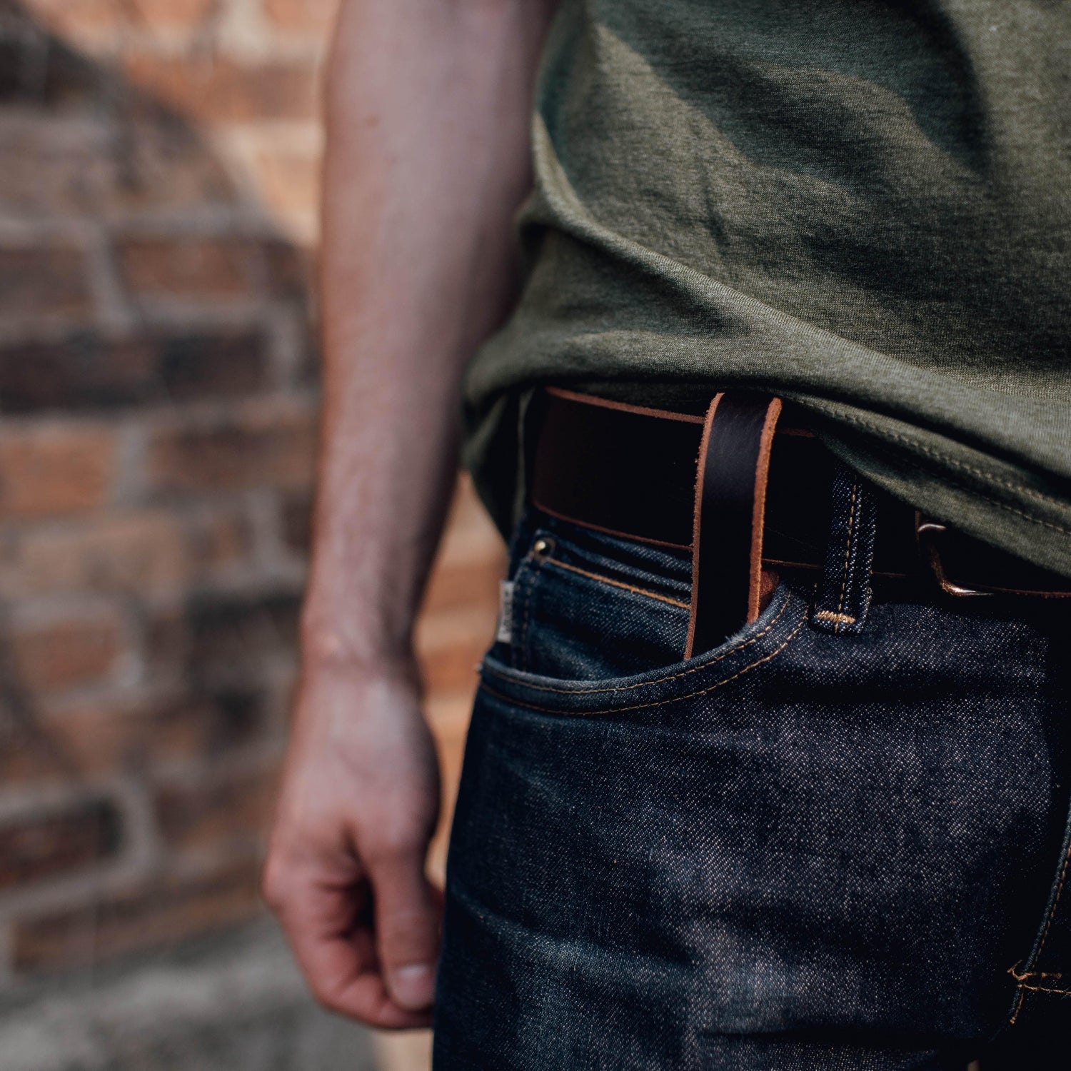 The Local Branch Leather Leather Key Clip Loop - USA Made