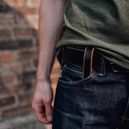 The Local Branch Leather Leather Key Clip Loop - USA Made