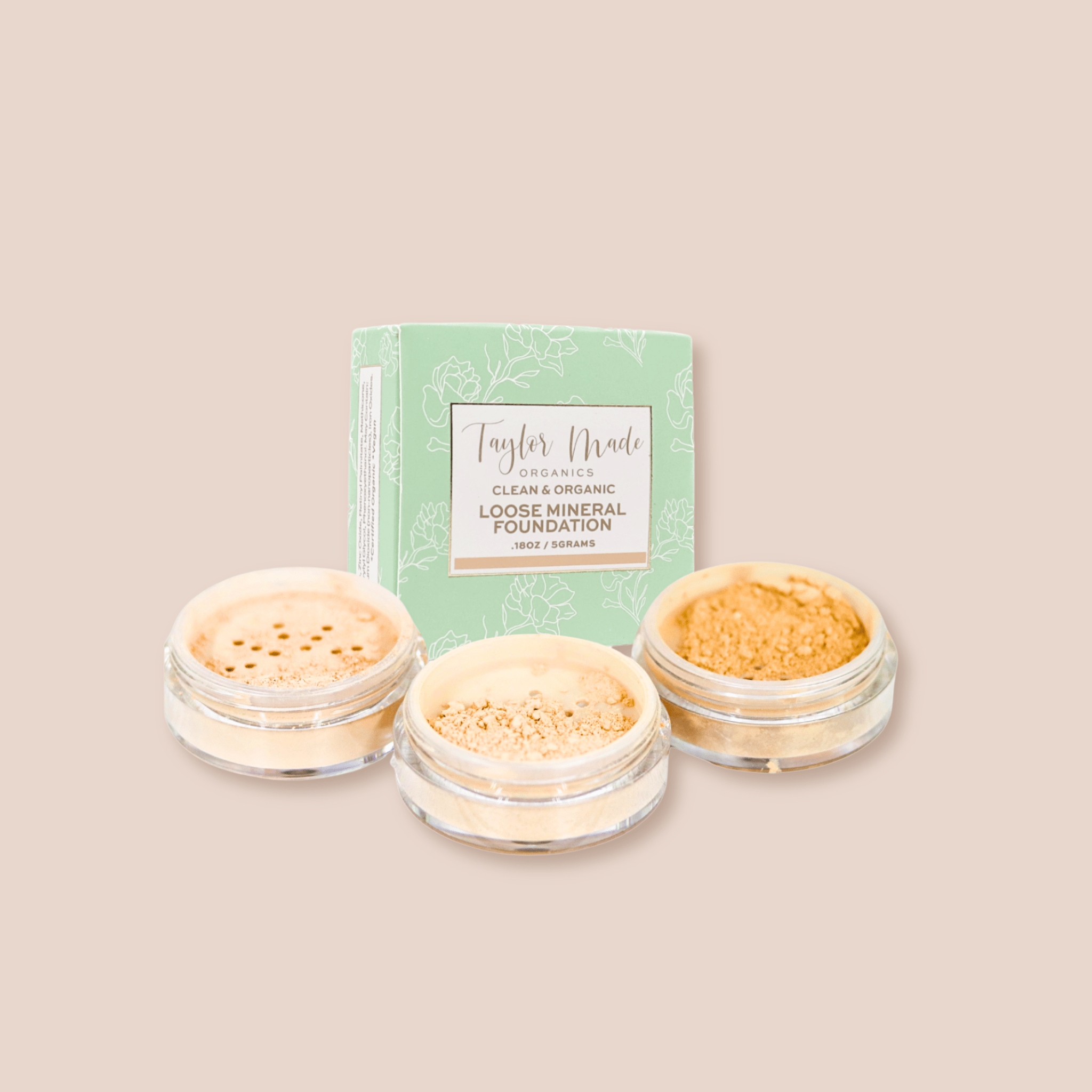 Taylor Made Organics foundation Loose Mineral Foundation