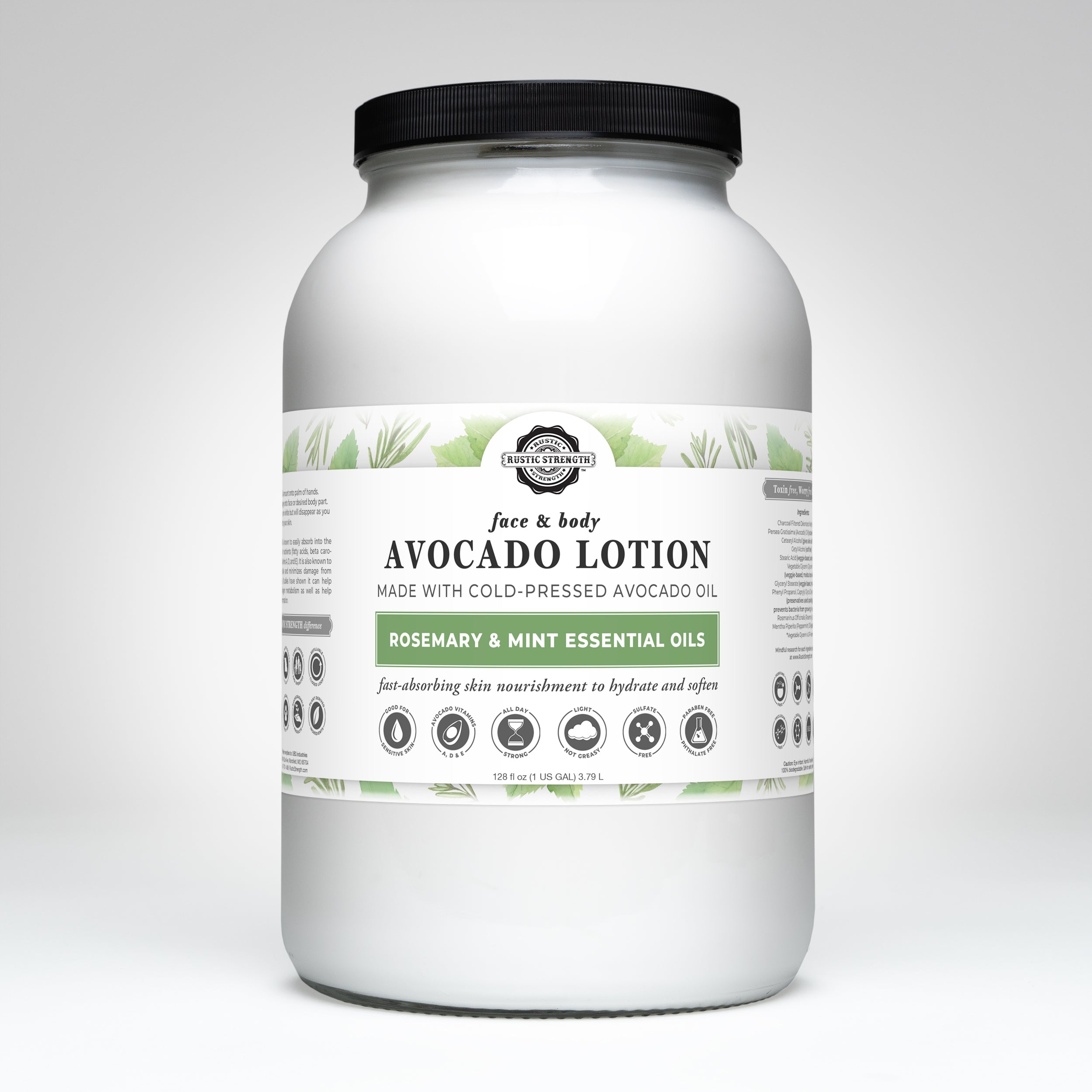 Avocado Lotion | Rosemary &amp; Mint