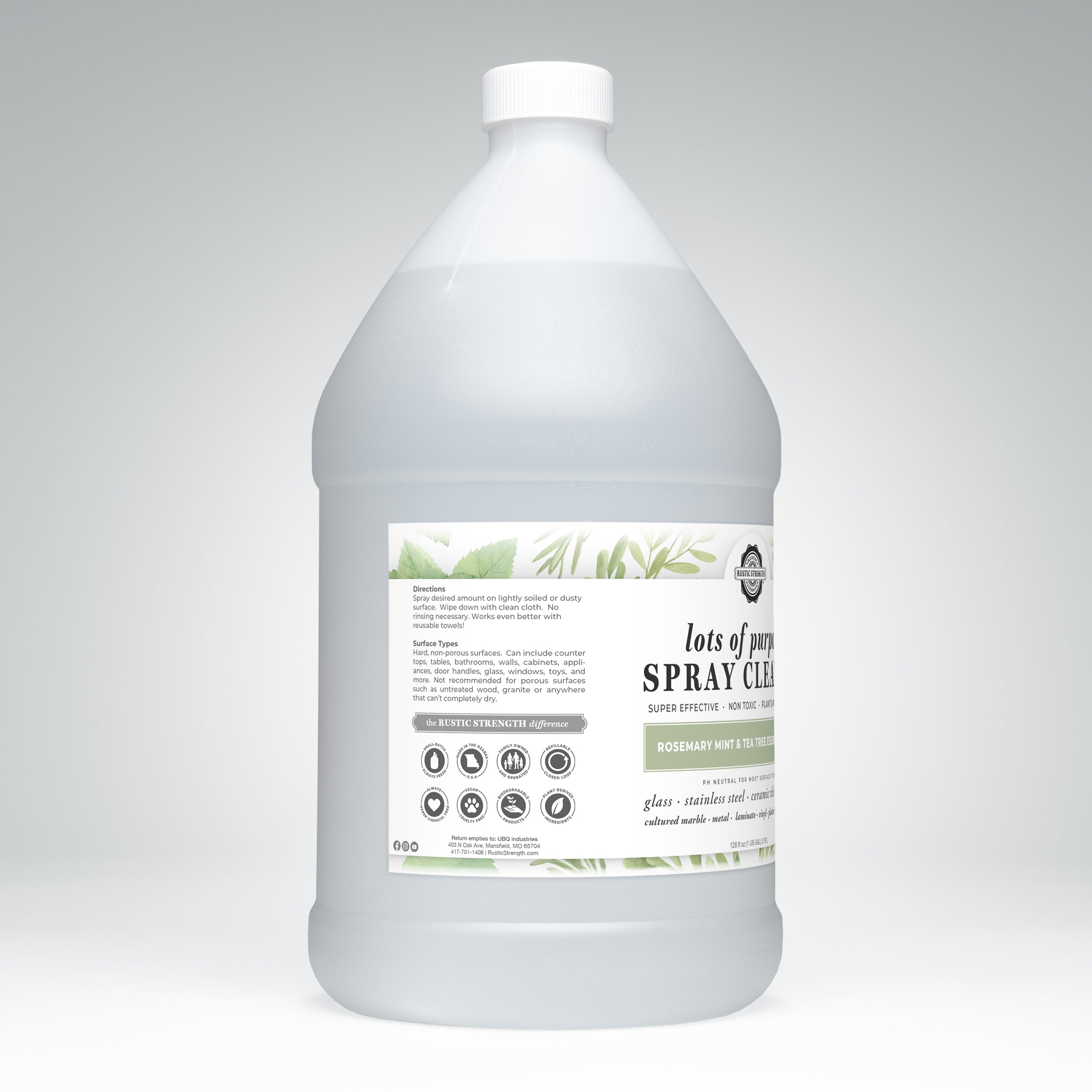 Lots of Purpose Spray Cleaner | Rosemary, Mint &amp; Tea Tree