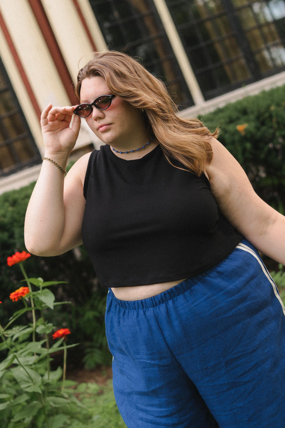 Frances Tank in Licorice