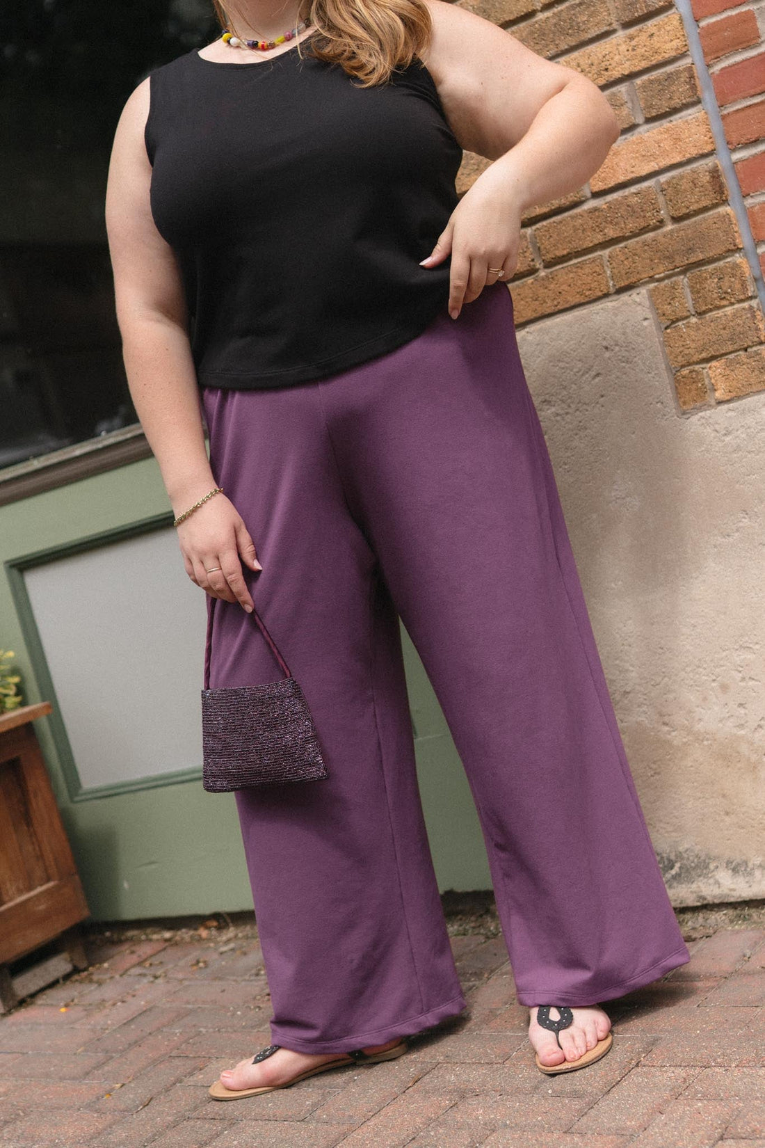 Greta Pant in Plum