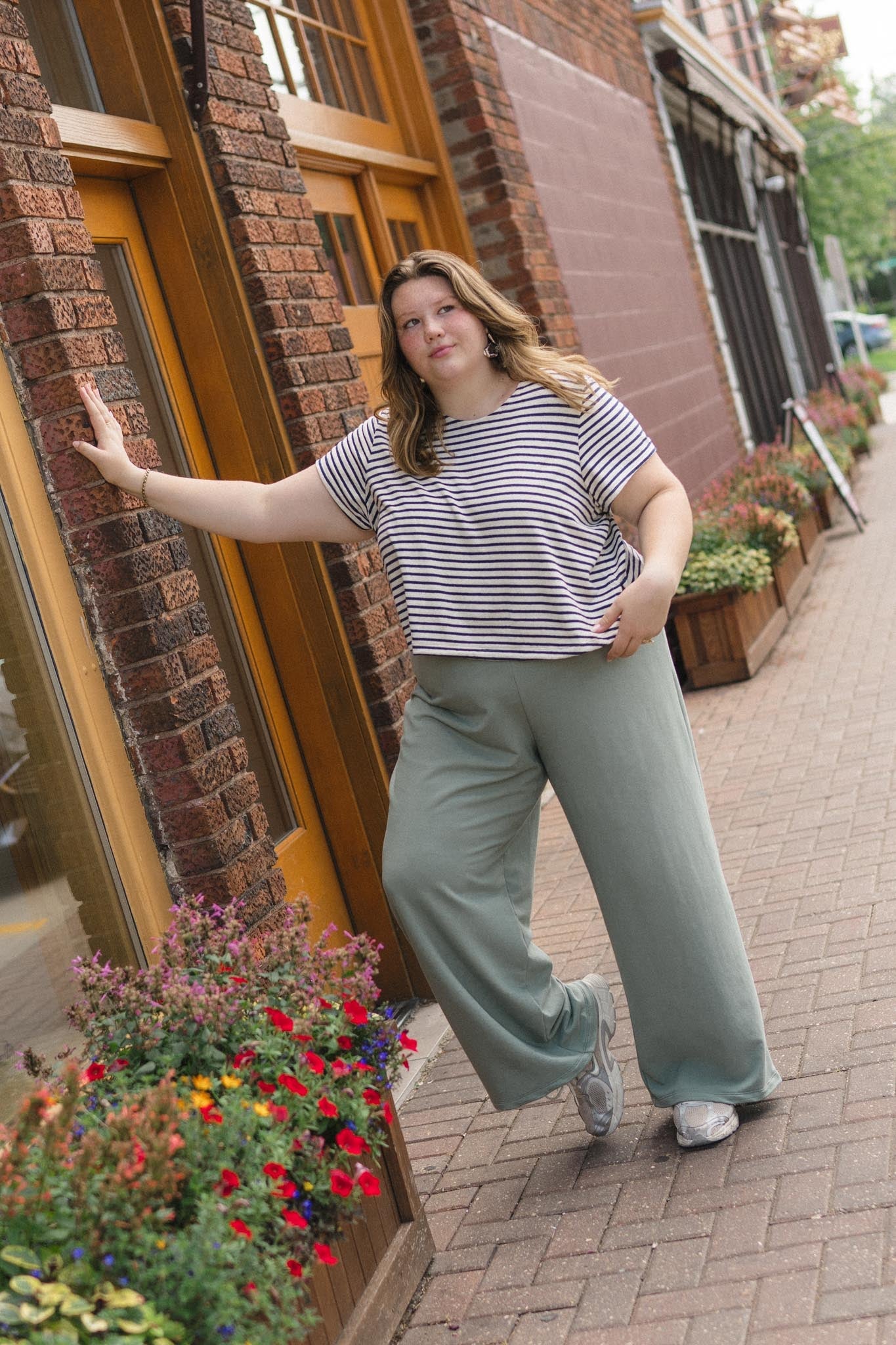 Greta Pant in Pistachio