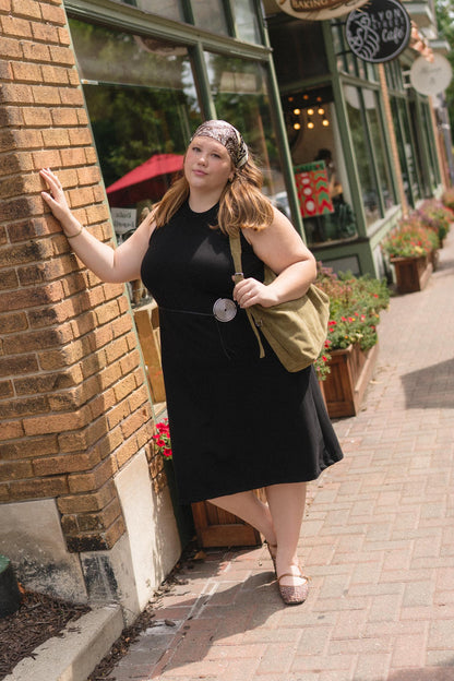 Serena Dress in Licorice