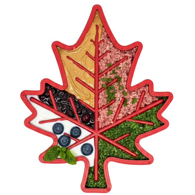Canadian Maple Leaf Nylon Dog Chew Toy - Durable &amp; USA Made