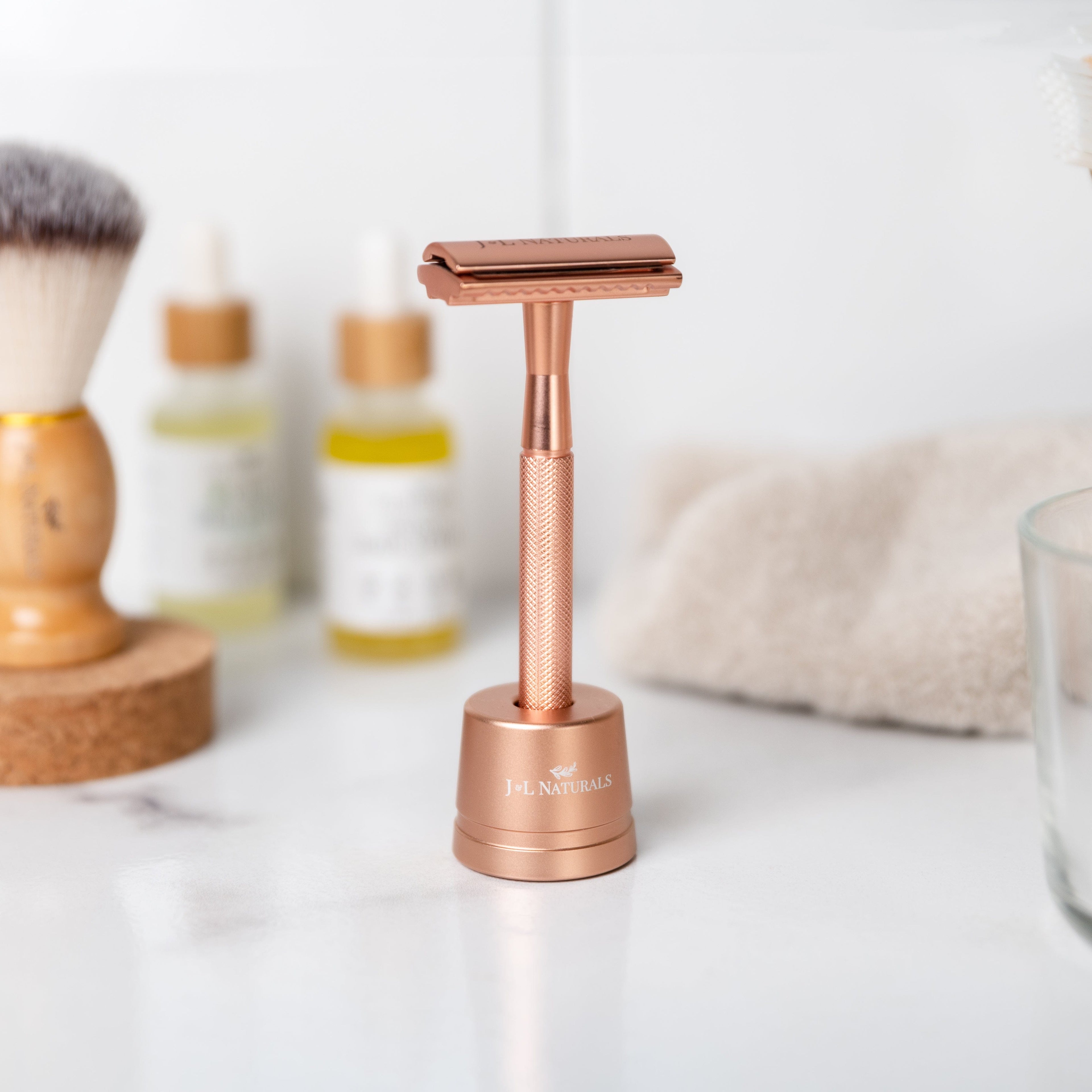 J&amp;L Naturals Essentials Razor Stand