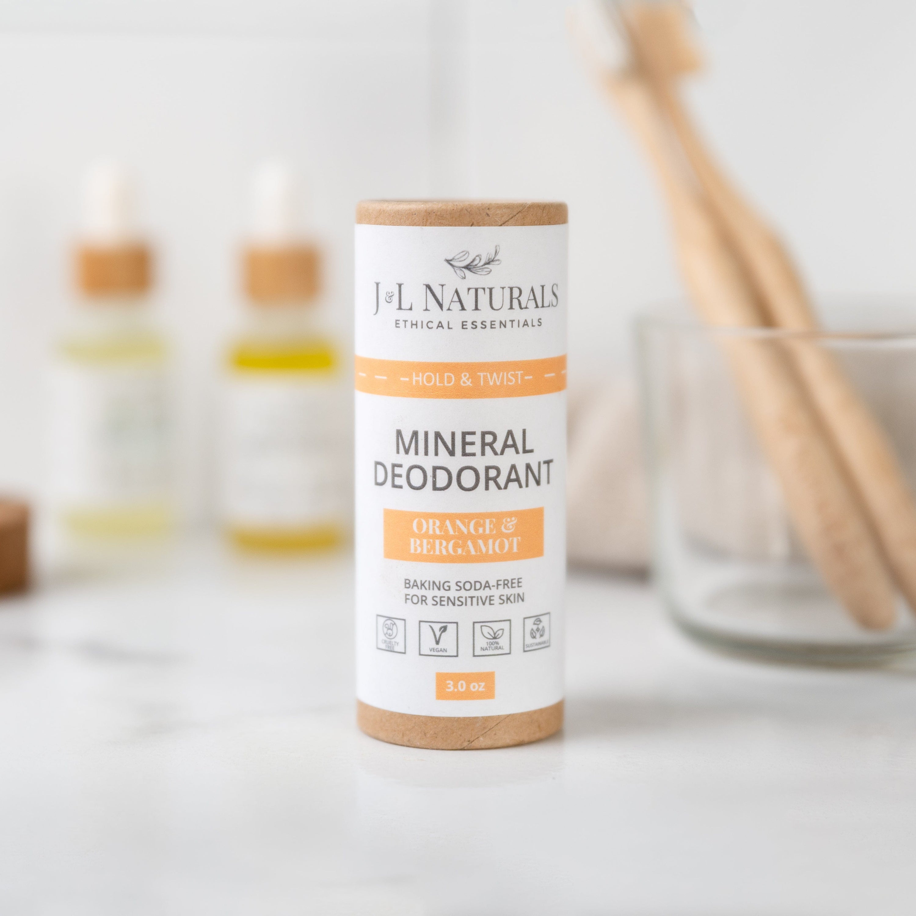 J&amp;L Naturals Deodorant Mineral (Baking Soda-Free) Deodorant