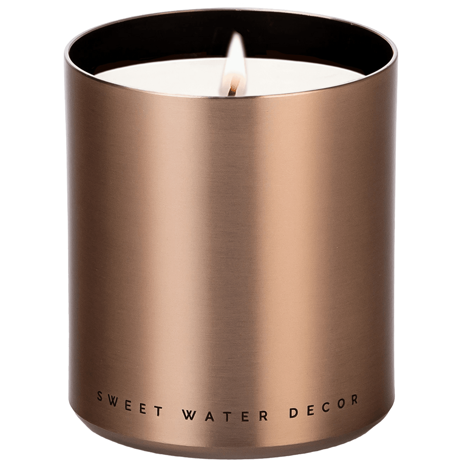 Hello Fall Soy Candle - Bronze Metal Aluminum Jar - 10 oz