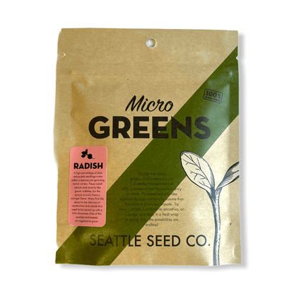 Seattle Seed Company Microgreens Radish for Microgreens