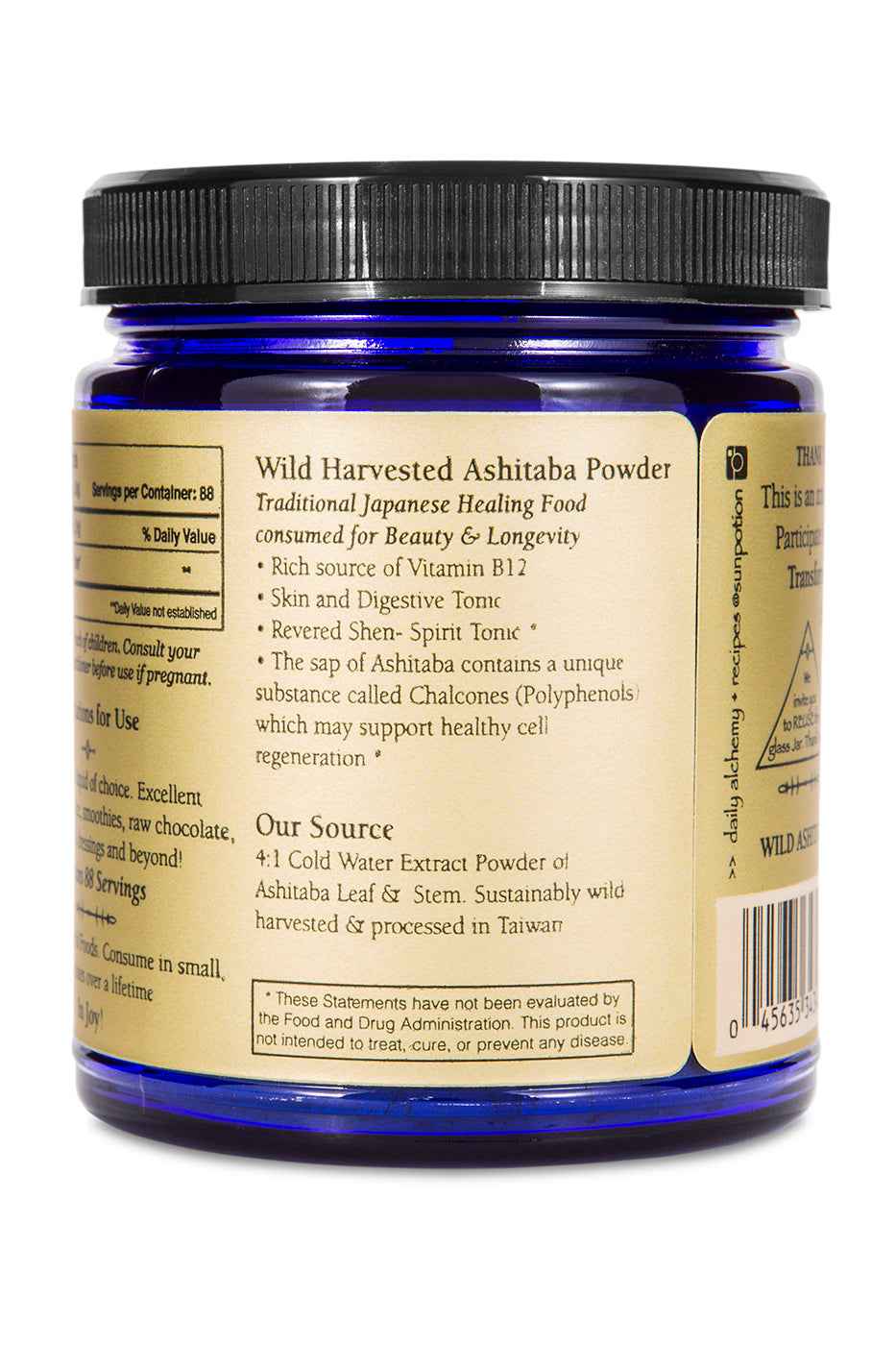 Ashitaba Leaf &amp; Stem Powder (Wild Harvested)