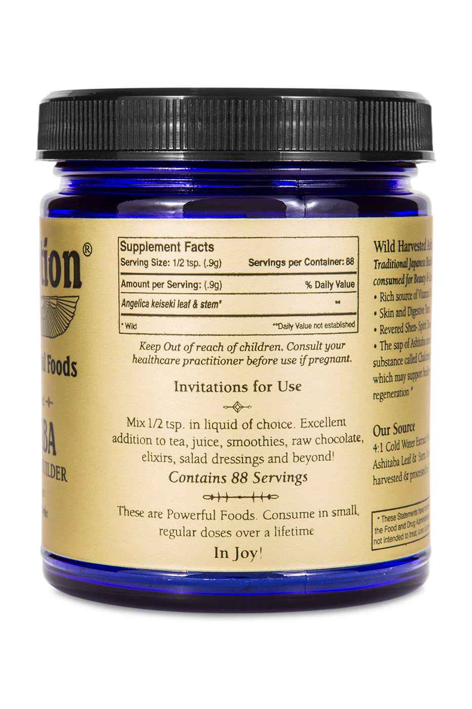 Ashitaba Leaf &amp; Stem Powder (Wild Harvested)