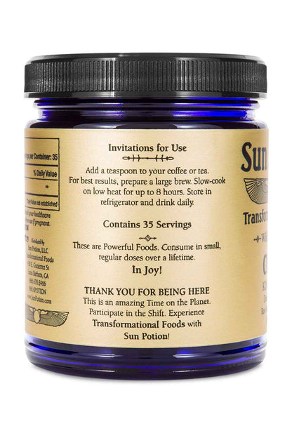 Sun Potion Adaptogen 70g Jar Chaga Mushroom Powder (Wildcrafted)