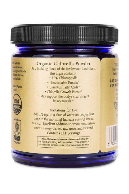 Sun Potion Adaptogen 111g Jar Chlorella Powder (Organic, Sound Processed)