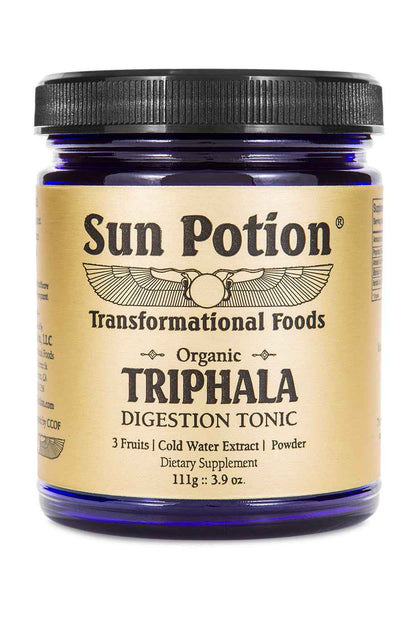 Sun Potion Superfood 111g Jar Triphala (Organic Cold Water Extract Powder)