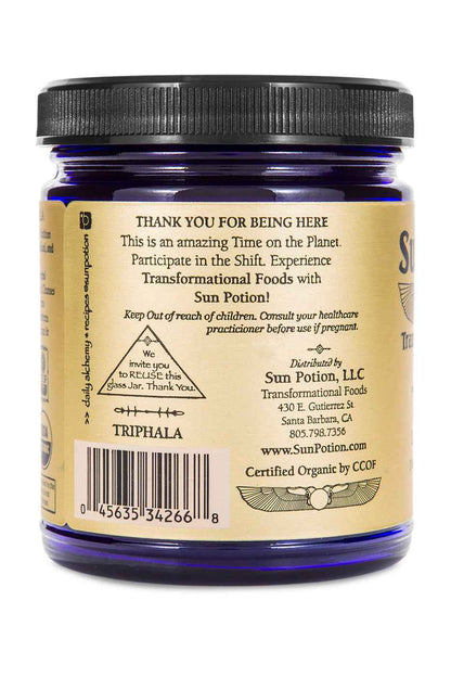 Sun Potion Superfood 111g Jar Triphala (Organic Cold Water Extract Powder)