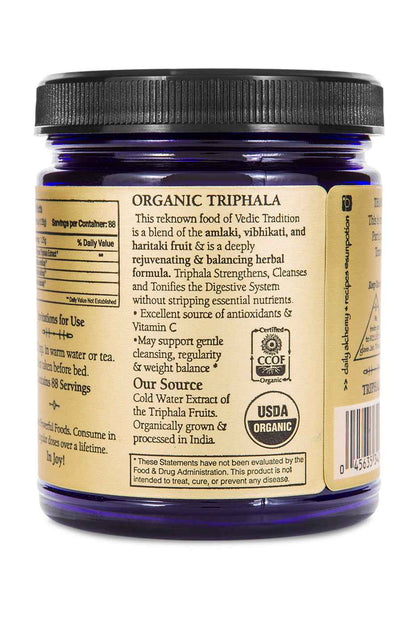 Sun Potion Superfood 111g Jar Triphala (Organic Cold Water Extract Powder)