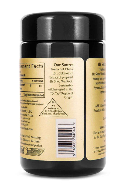 Sun Potion Adaptogen 80g Jar He Shou Wu (Wildcrafted)