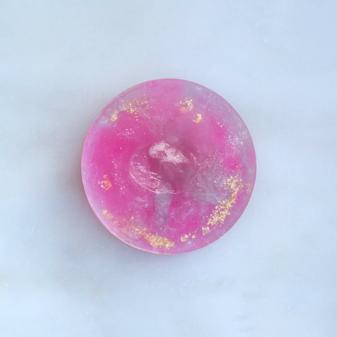 April Satellite Rose Quartz Crystal Soap