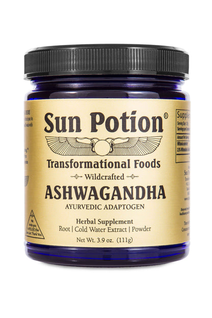 Sun Potion Adaptogen 111g Jar Ashwagandha (Wildcrafted)
