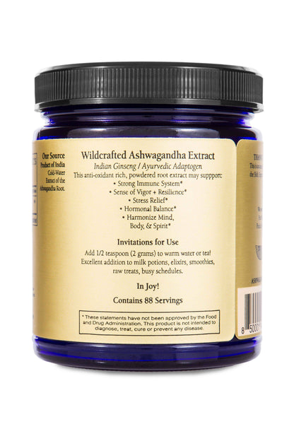 Sun Potion Adaptogen 111g Jar Ashwagandha (Wildcrafted)