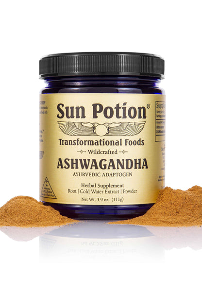 Sun Potion Adaptogen 111g Jar Ashwagandha (Wildcrafted)