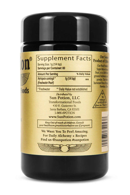 Sun Potion Adaptogen 80g Jar Pearl Powder (sustainable, freshwater)