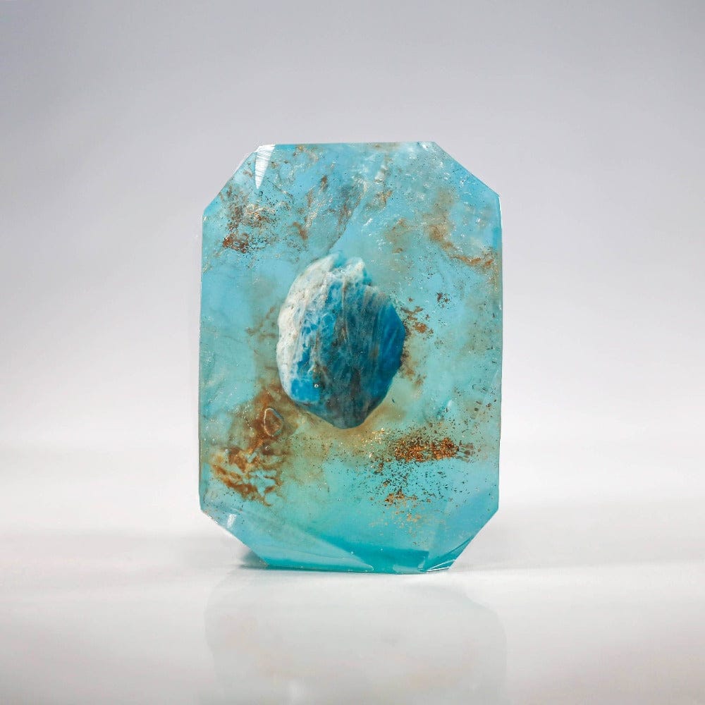 Genie Blue Apatite Crystal Soap