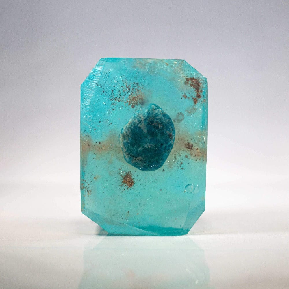 Genie Blue Apatite Crystal Soap