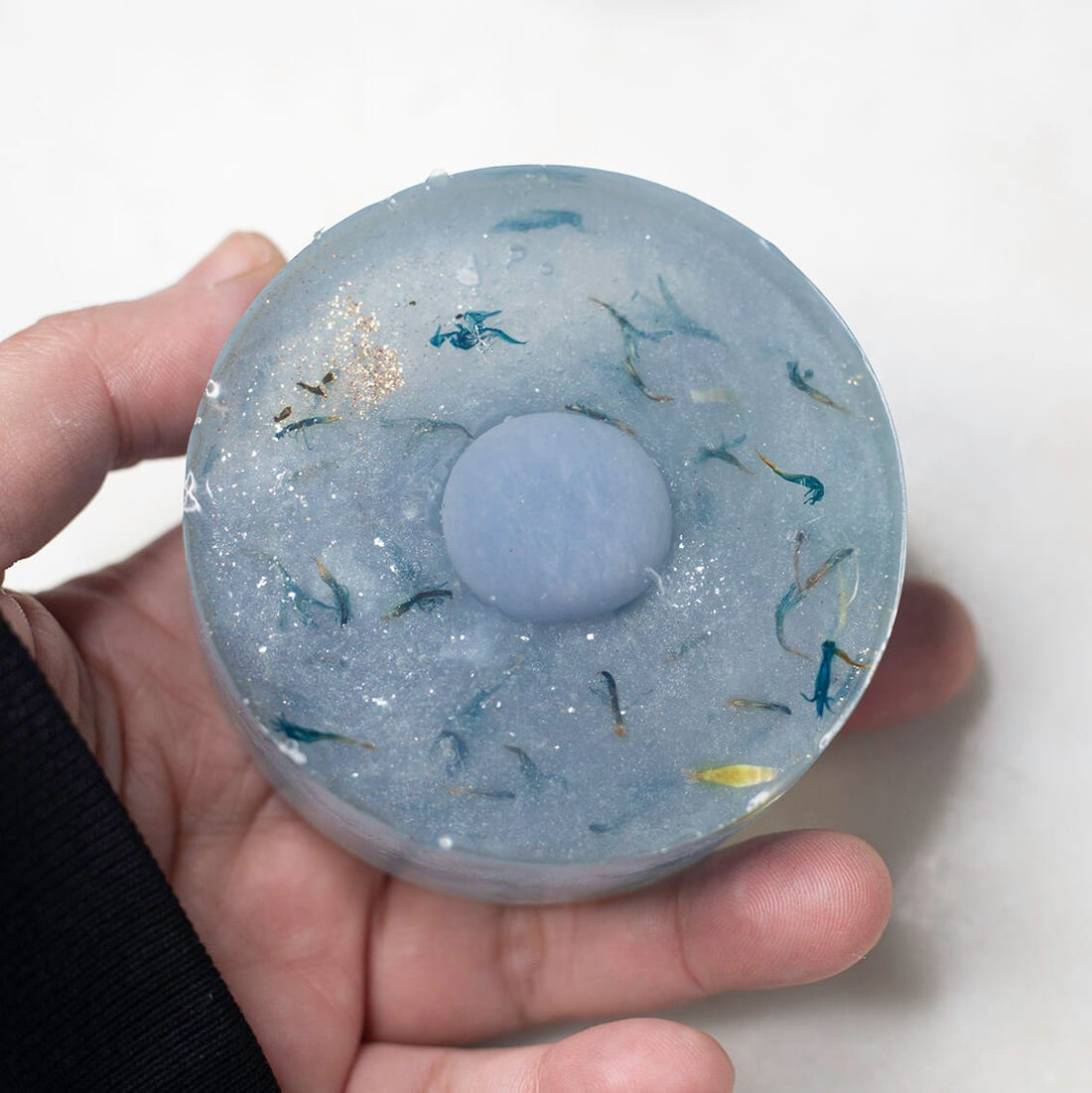 Ascension Angelite Crystal Soap
