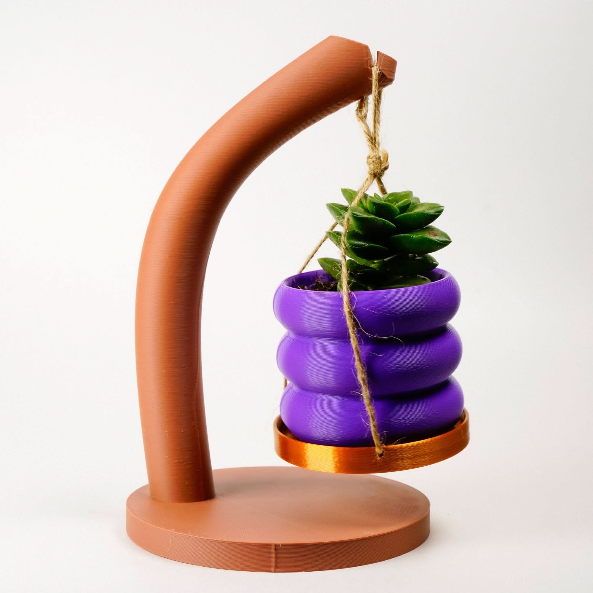 Rosebud HomeGoods Pots &amp; Planters 3" Hanging Bubble With Tray &amp; Holder