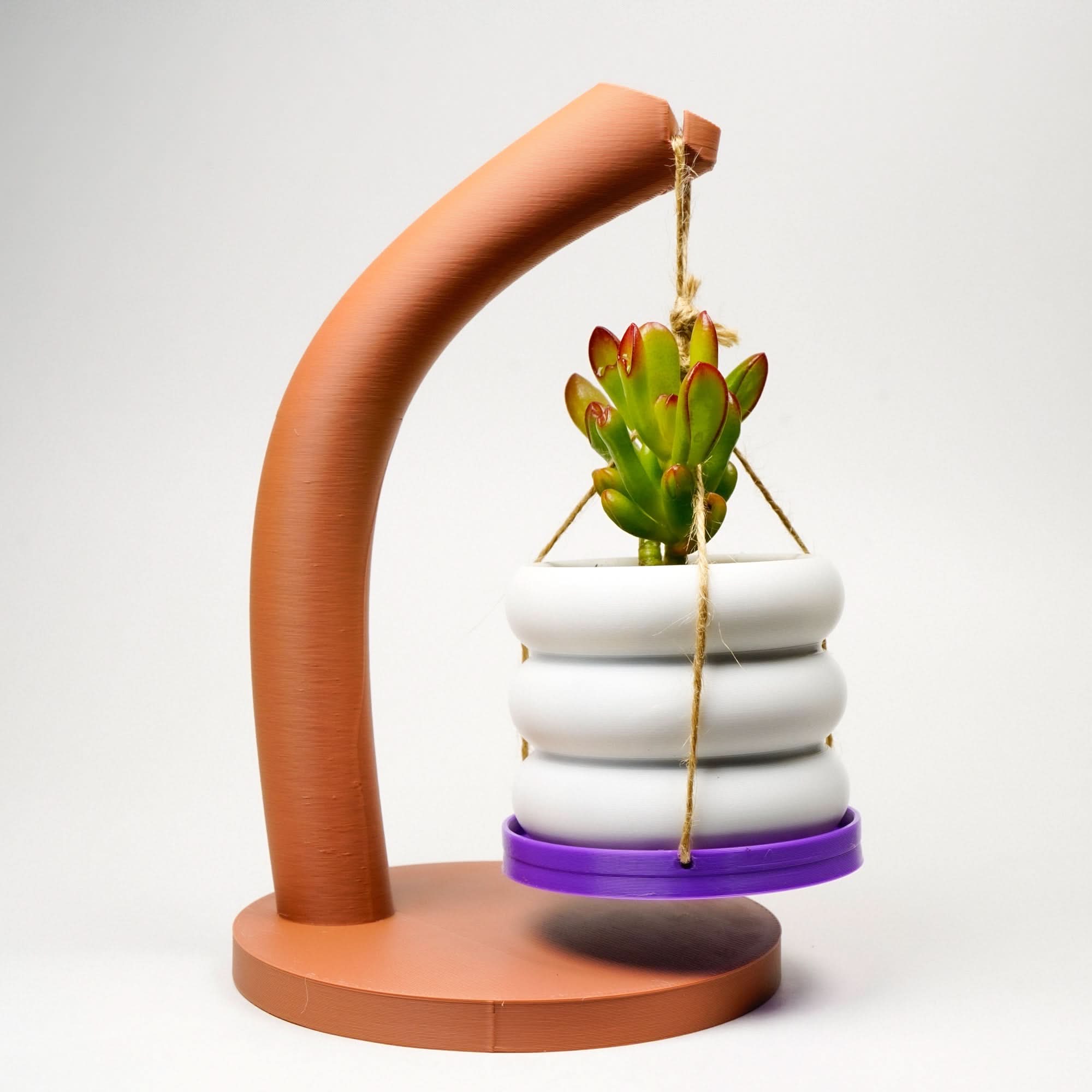 Rosebud HomeGoods Pots &amp; Planters 3" Hanging Bubble With Tray &amp; Holder