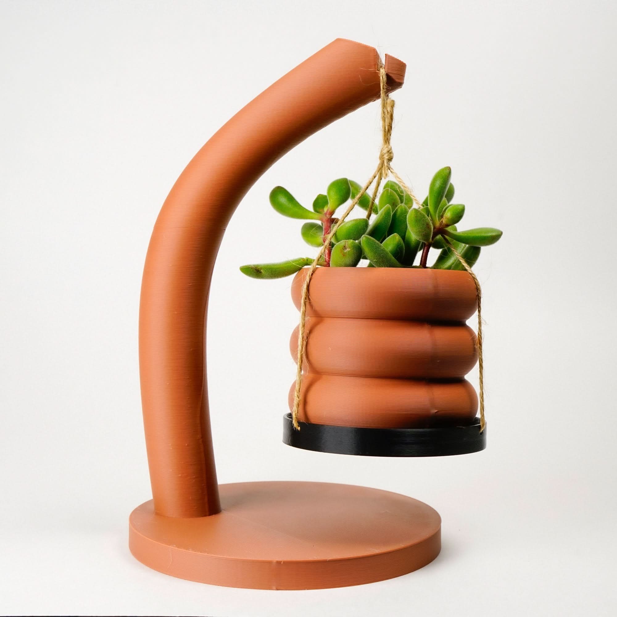 Rosebud HomeGoods Pots &amp; Planters 3" Hanging Bubble With Tray &amp; Holder