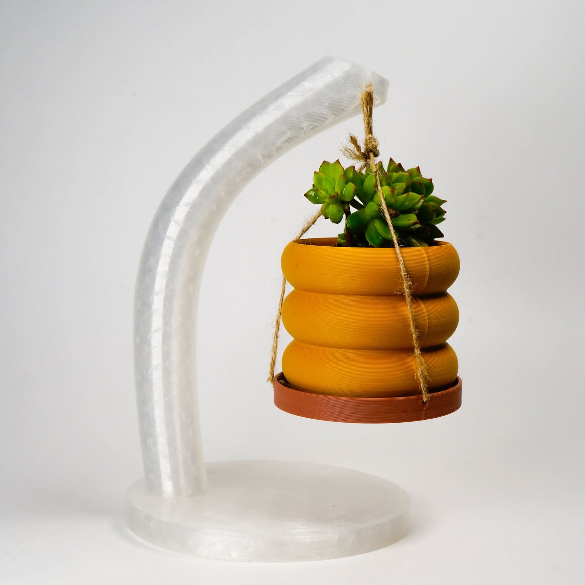 Rosebud HomeGoods Pots &amp; Planters 3" Hanging Bubble With Tray &amp; Holder