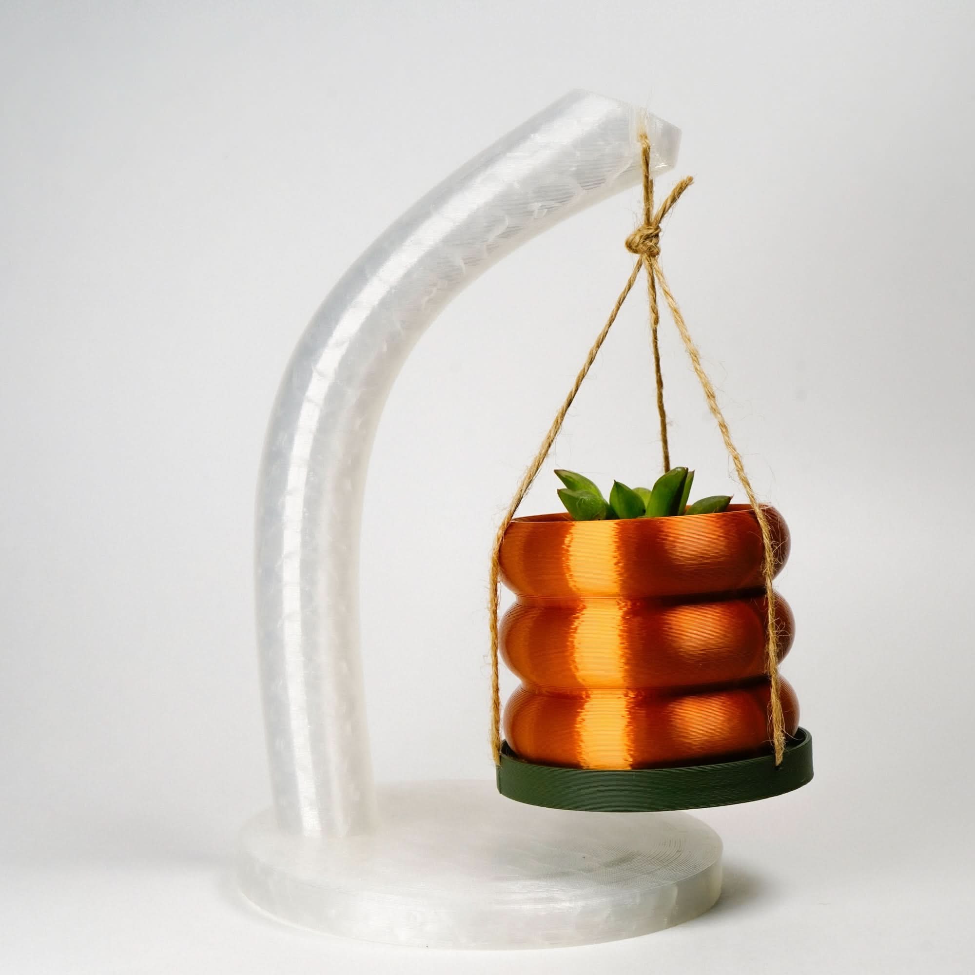 Rosebud HomeGoods Pots &amp; Planters 3" Hanging Bubble With Tray &amp; Holder