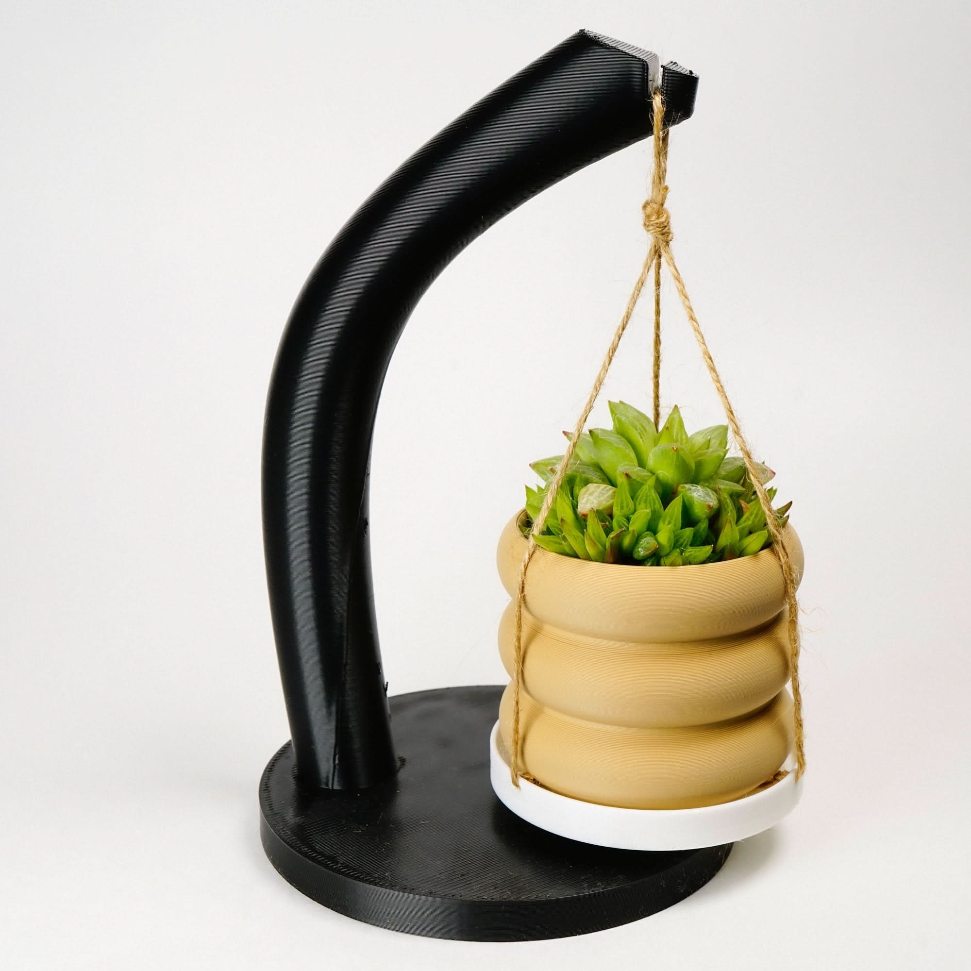 Rosebud HomeGoods Pots &amp; Planters 3" Hanging Bubble With Tray &amp; Holder