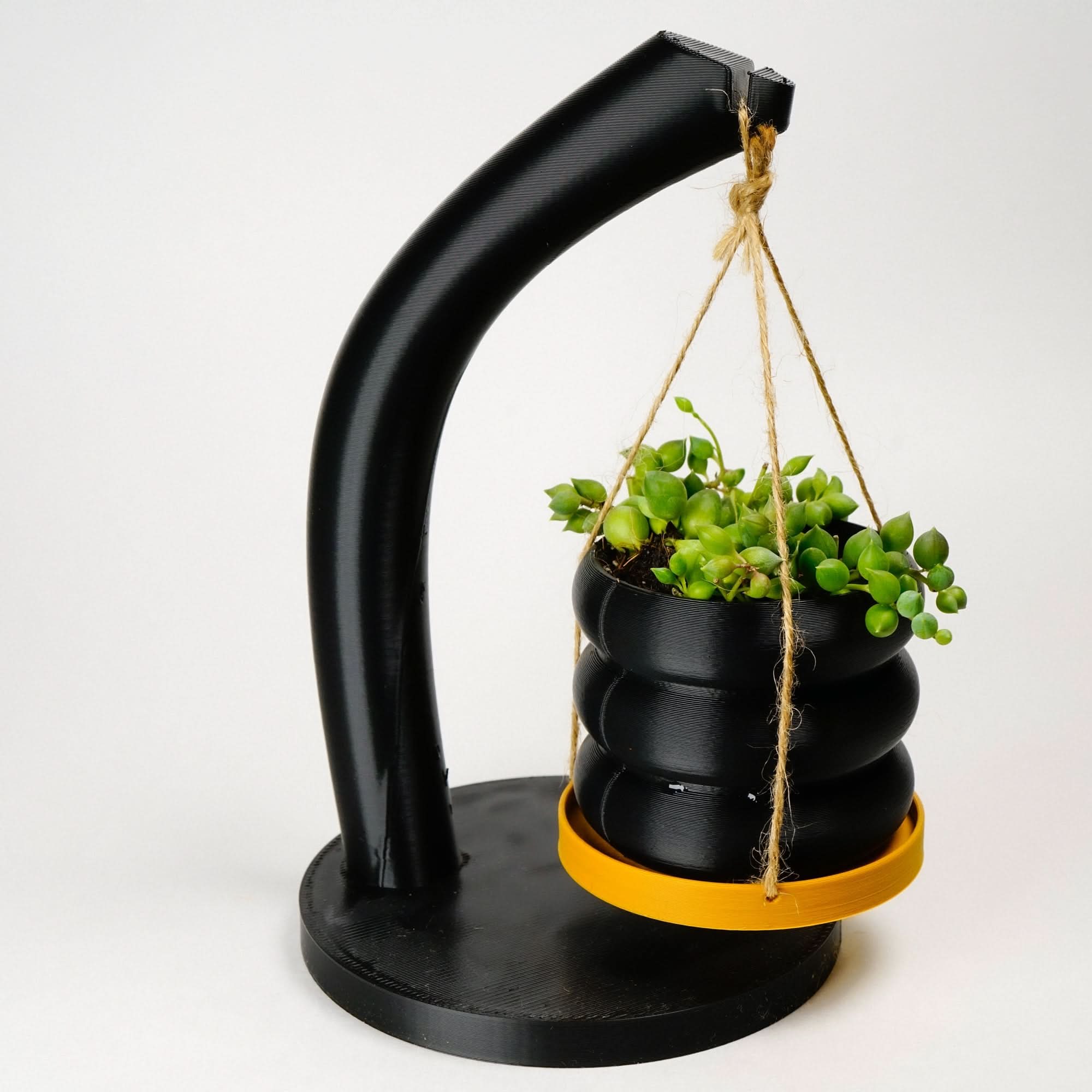 Rosebud HomeGoods Pots &amp; Planters 3" Hanging Bubble With Tray &amp; Holder