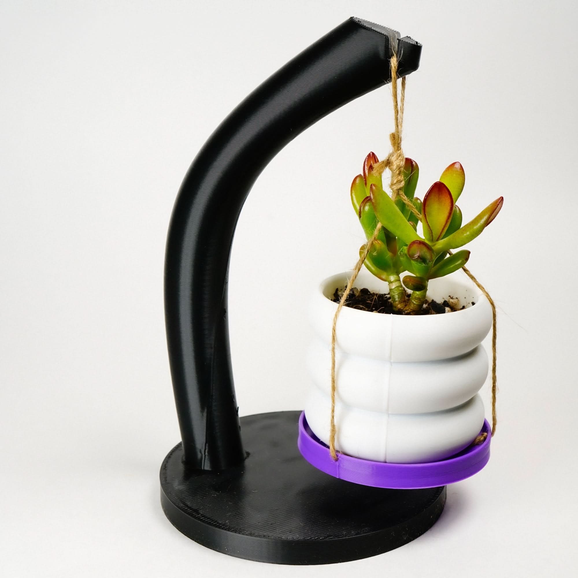 Rosebud HomeGoods Pots &amp; Planters 3" Hanging Bubble With Tray &amp; Holder