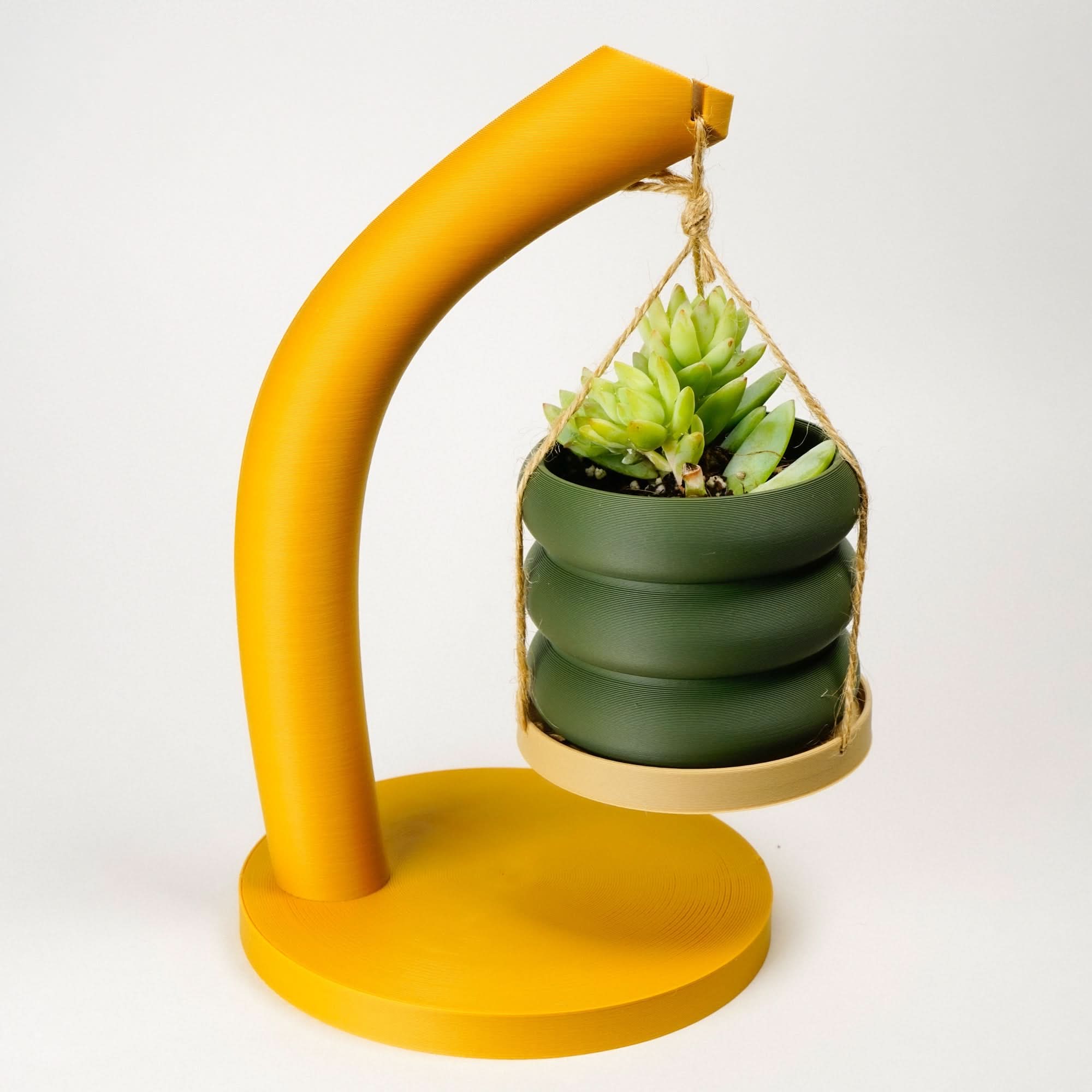 Rosebud HomeGoods Pots &amp; Planters 3" Hanging Bubble With Tray &amp; Holder