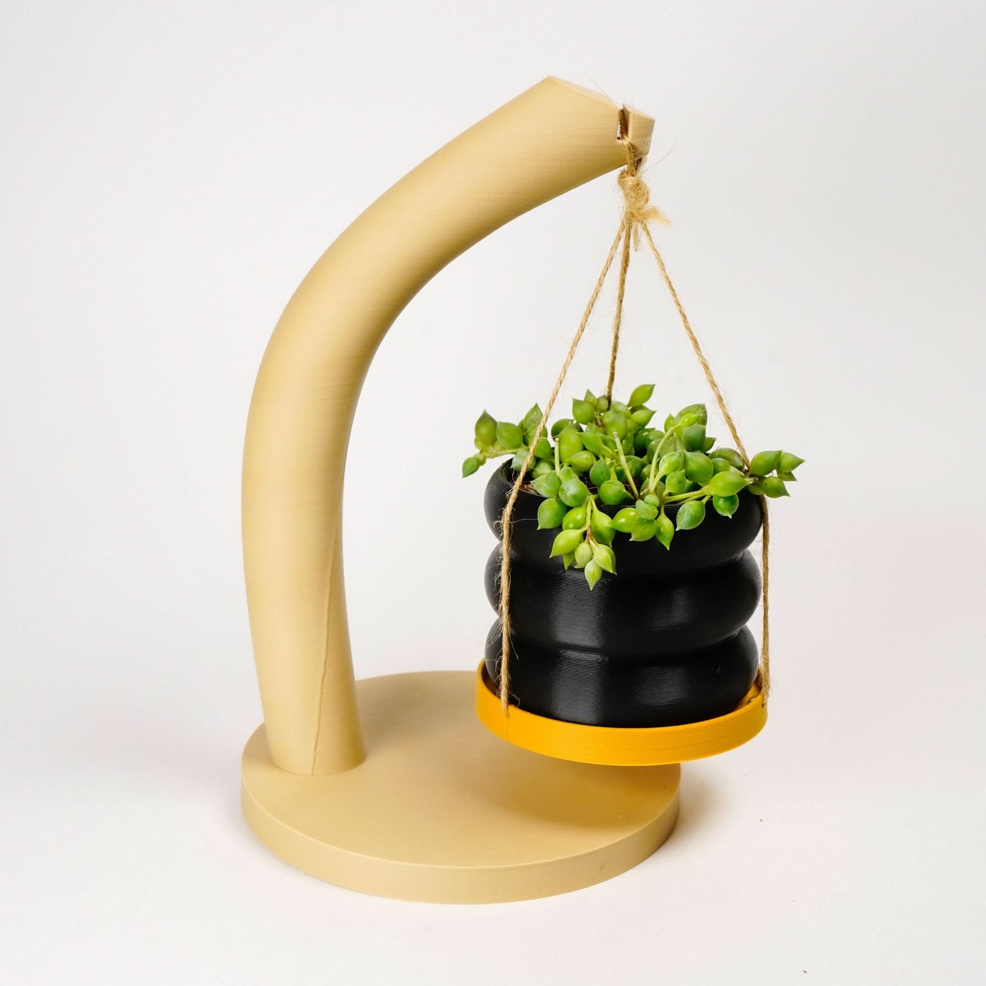Rosebud HomeGoods Pots &amp; Planters 3" Hanging Bubble With Tray &amp; Holder