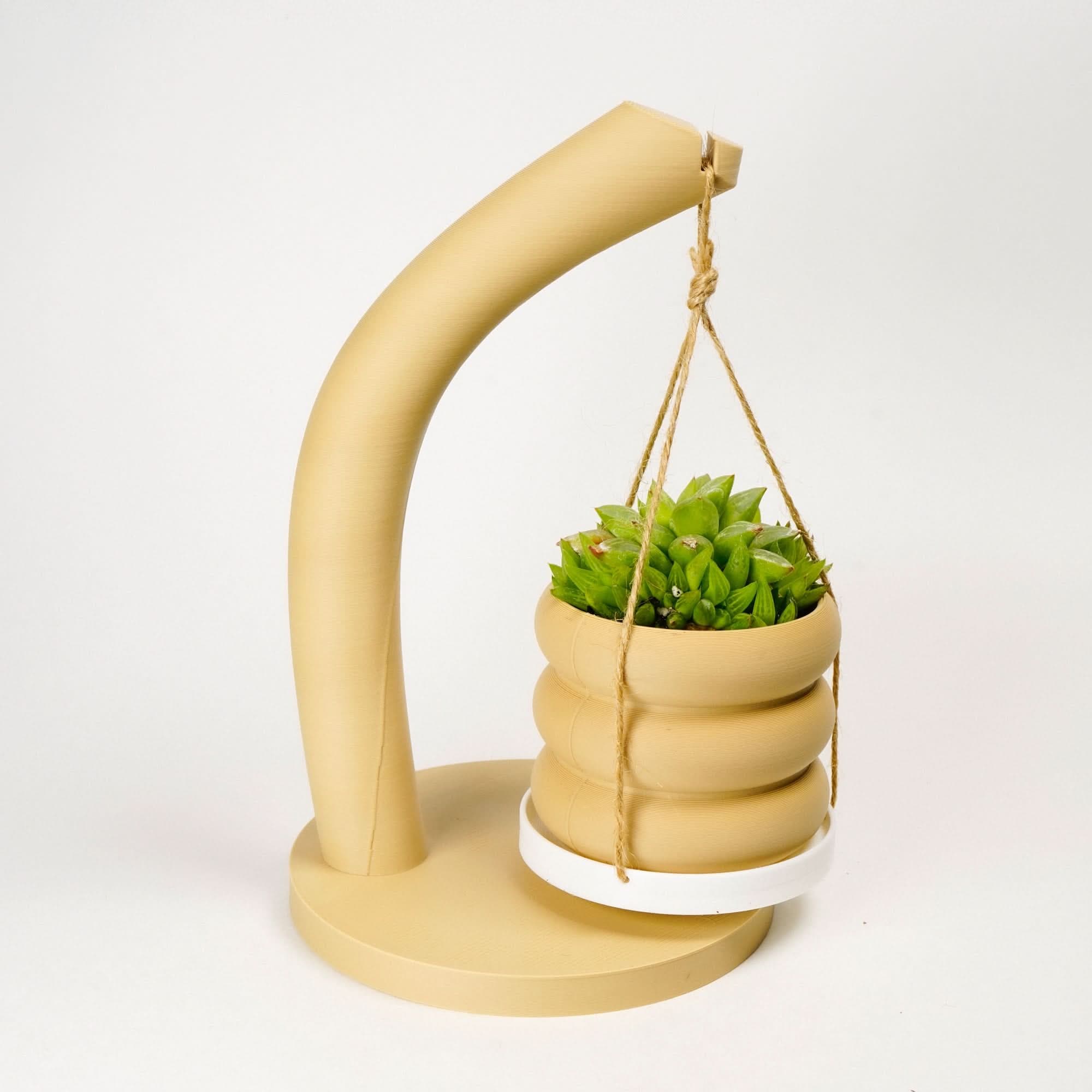 Rosebud HomeGoods Pots &amp; Planters 3" Hanging Bubble With Tray &amp; Holder