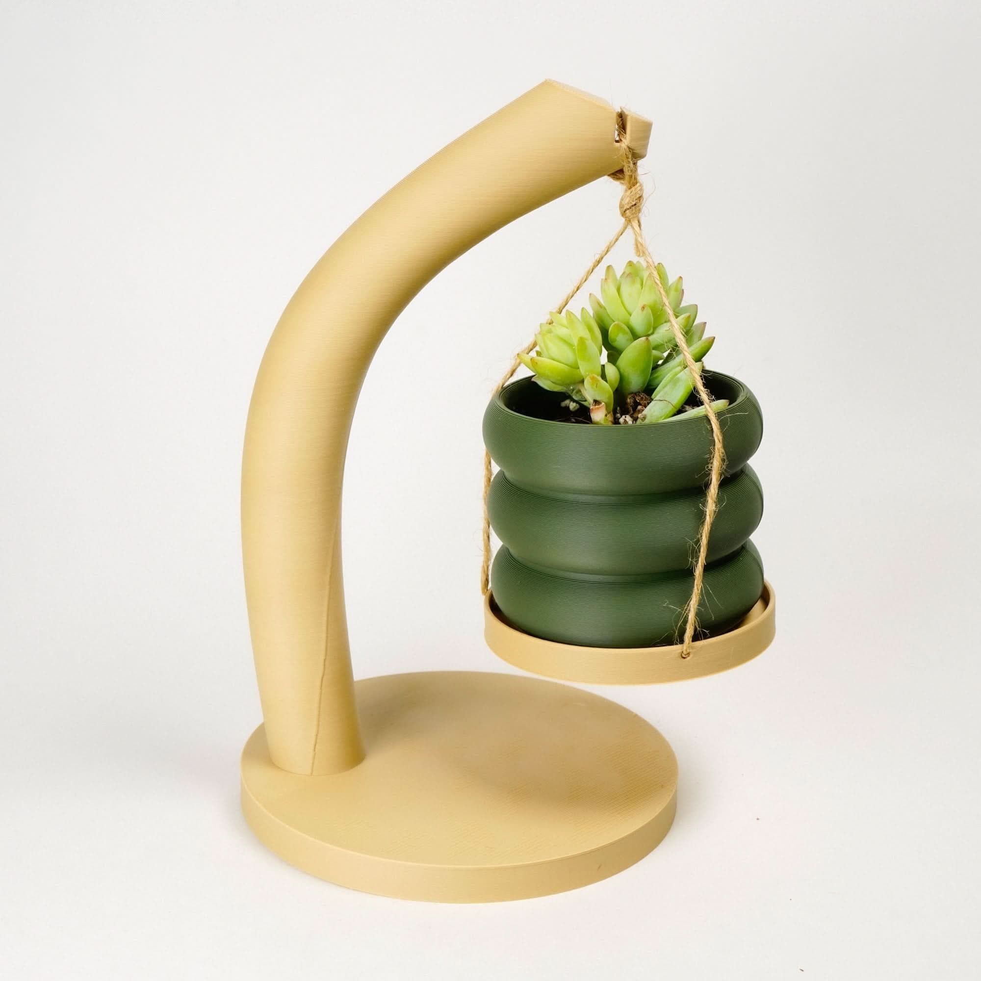 Rosebud HomeGoods Pots &amp; Planters 3" Hanging Bubble With Tray &amp; Holder