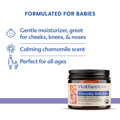 Motherlove Herbal Company Baby 2 oz Everyday Baby Balm